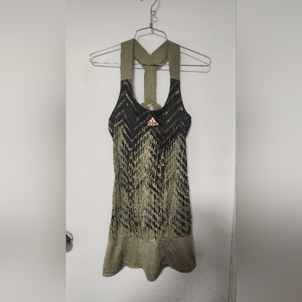 adidas Black and Olive Women's Top